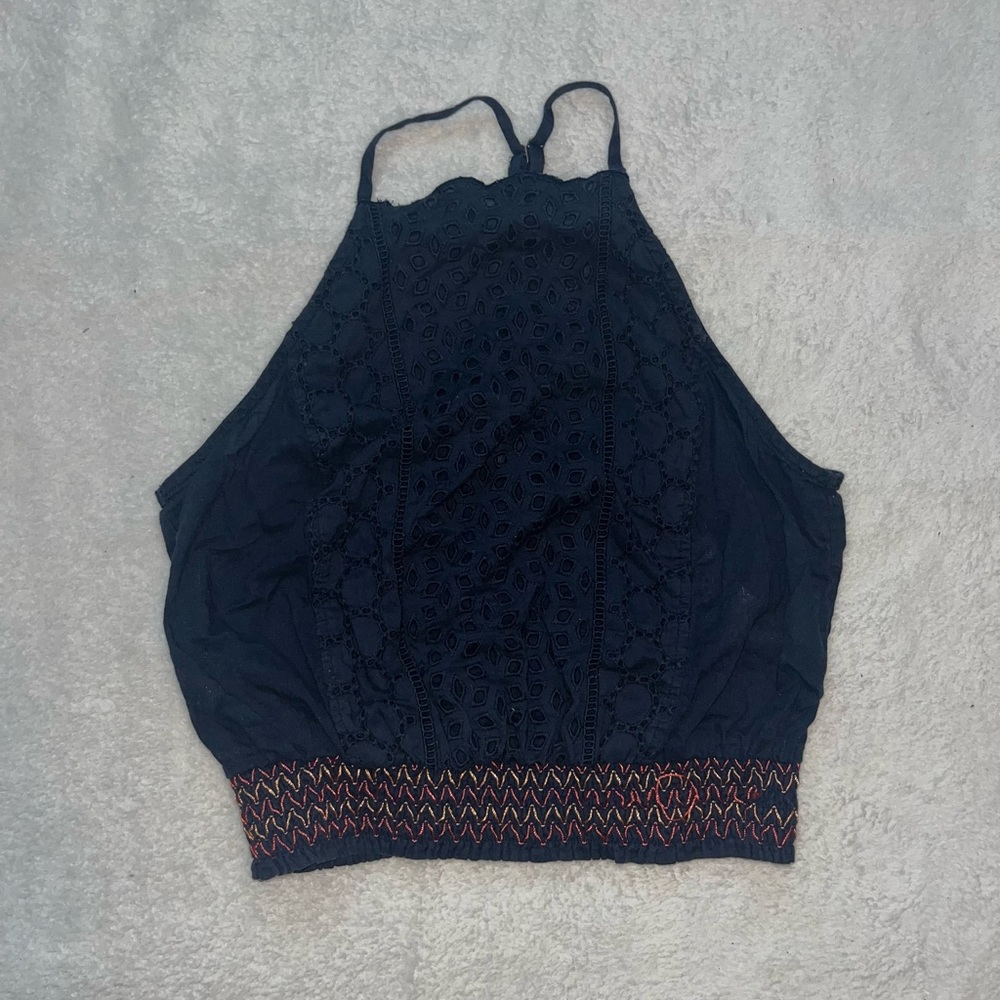Navy Blue crop top